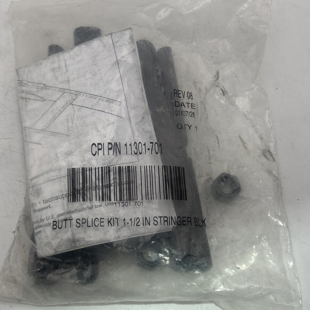 CPI Cable Runway Butt-Splice Kit Black 11301-701