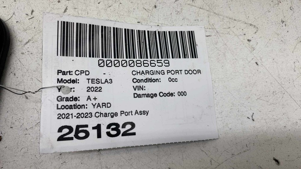⭕ 21-23 Tesla Model 3 HV Charge Charging Port Inlet Socket Module 1490374-10-E
