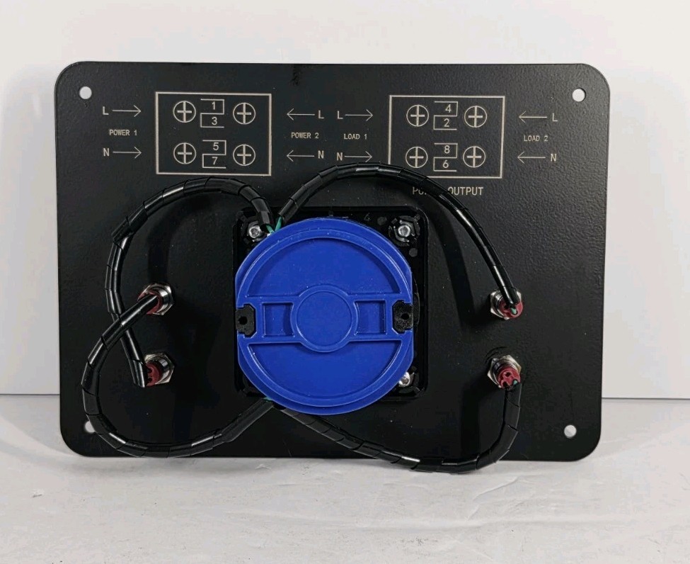 Efficient 120V Rotary Switch Panel with LED Indicators - Ideal for RVs & Boating