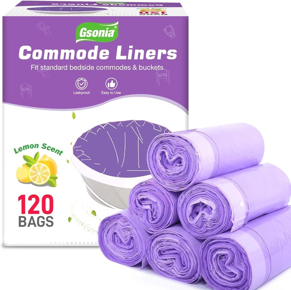 Lemon Scented Commode Liners 120 Pcs Leak Proof