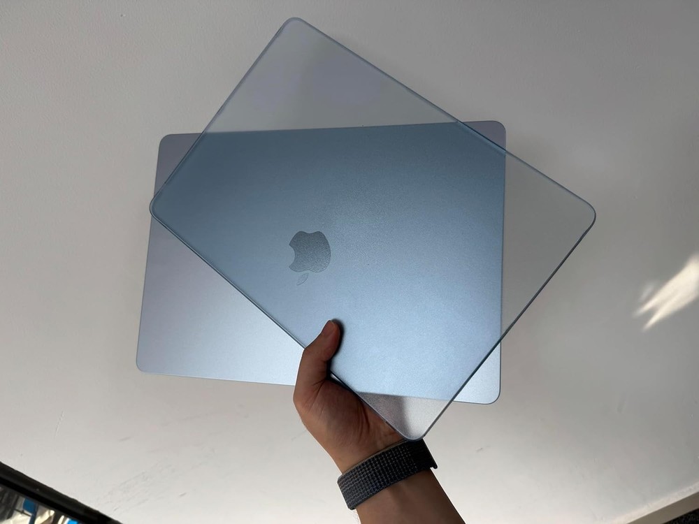 Sky Blue Clear Hard Shell Case for MacBook Air