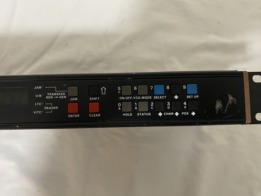 Evertz 5010-24Fps Time Code Master Generator/Reader Console