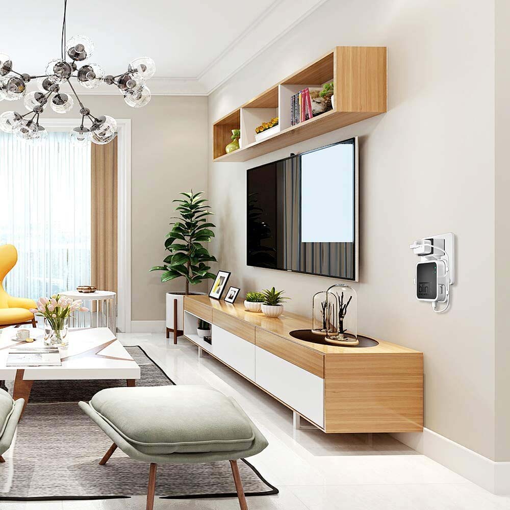 64GB USB Flash Drive & Outlet Wall Mount Bracket for Blink Sync Module 2