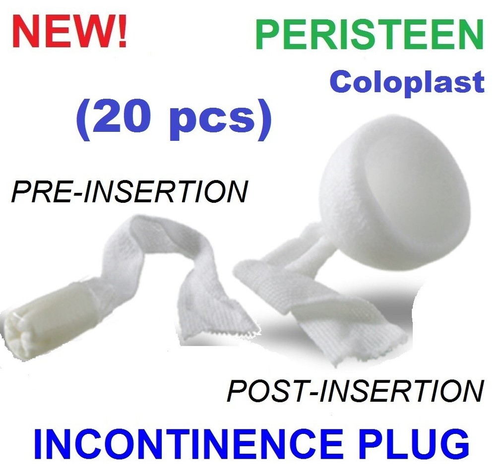 20pc Bowel Incontinence Control Insert Discreet Dependable Leakage Protection