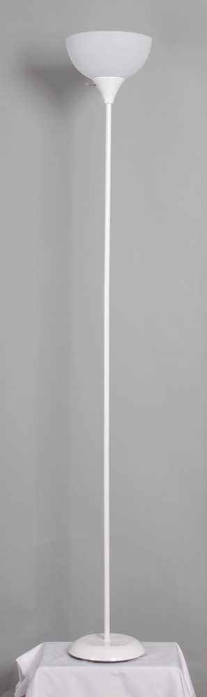 71" White Floor Lamp, Modern Design