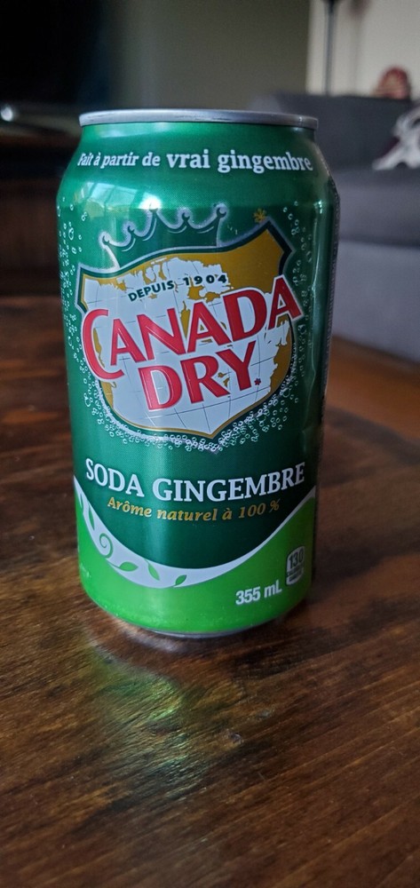 Empty Factory Error Canada Dry Soda Can