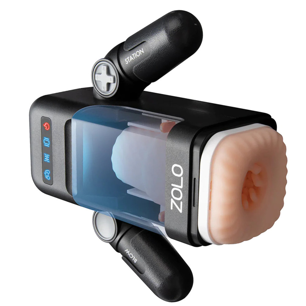 Hand-Held Thrusting Vibrating Masturbator Multi-function Lifelike Men Stroker