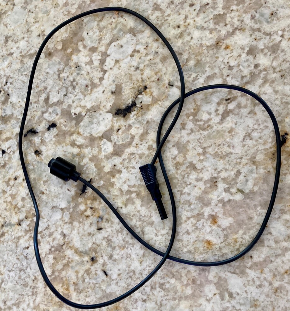 Black Negative Pomona Stackable Sheathed Power Lead (E12590)