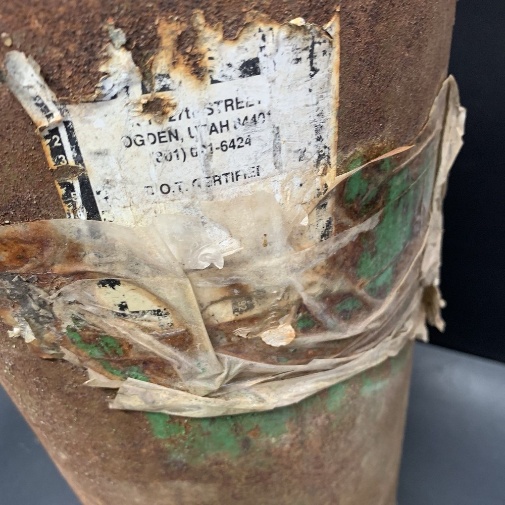 20 LB Steel CO2 Cylinder Tank Beverage Soda Beer Empty Bottle Untested.