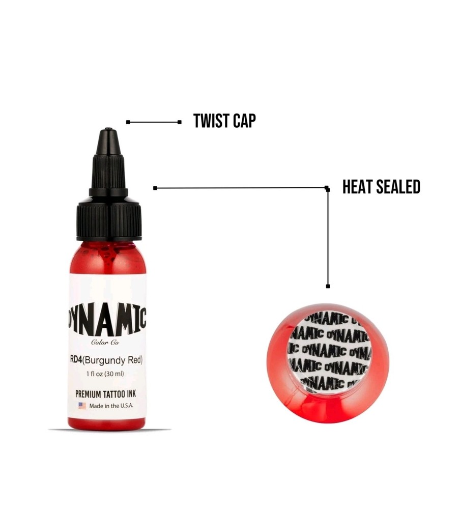 dynamic tattoo ink RD1 (FIRE RED)