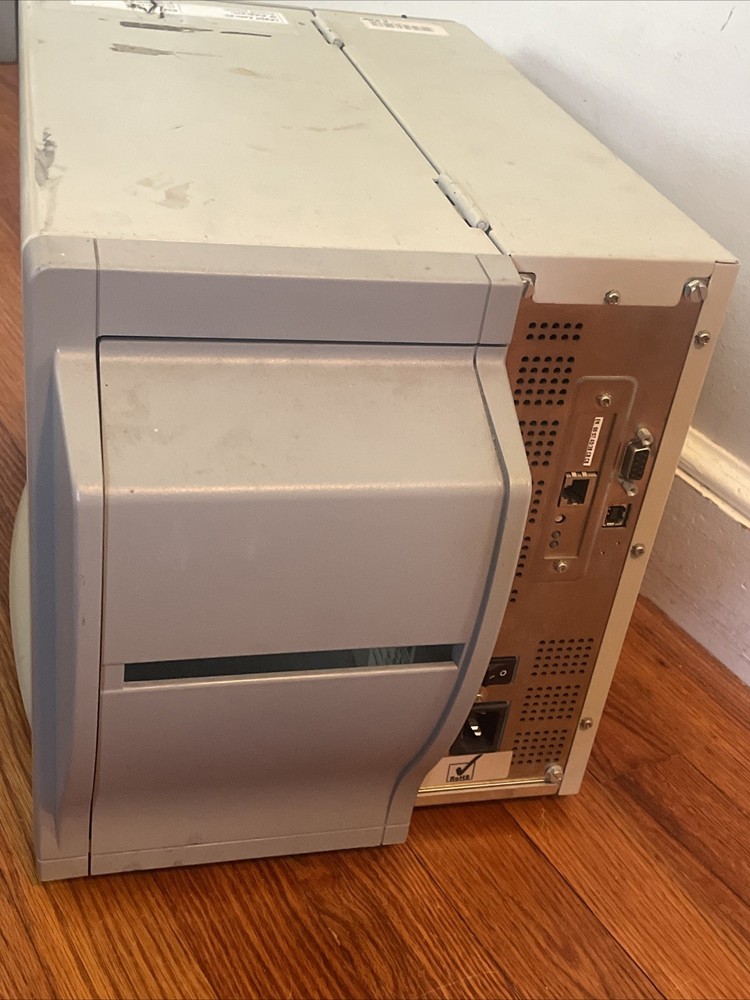 Zebra S4M Direct Thermal Barcode Label Printer LAN Serial USB Tested