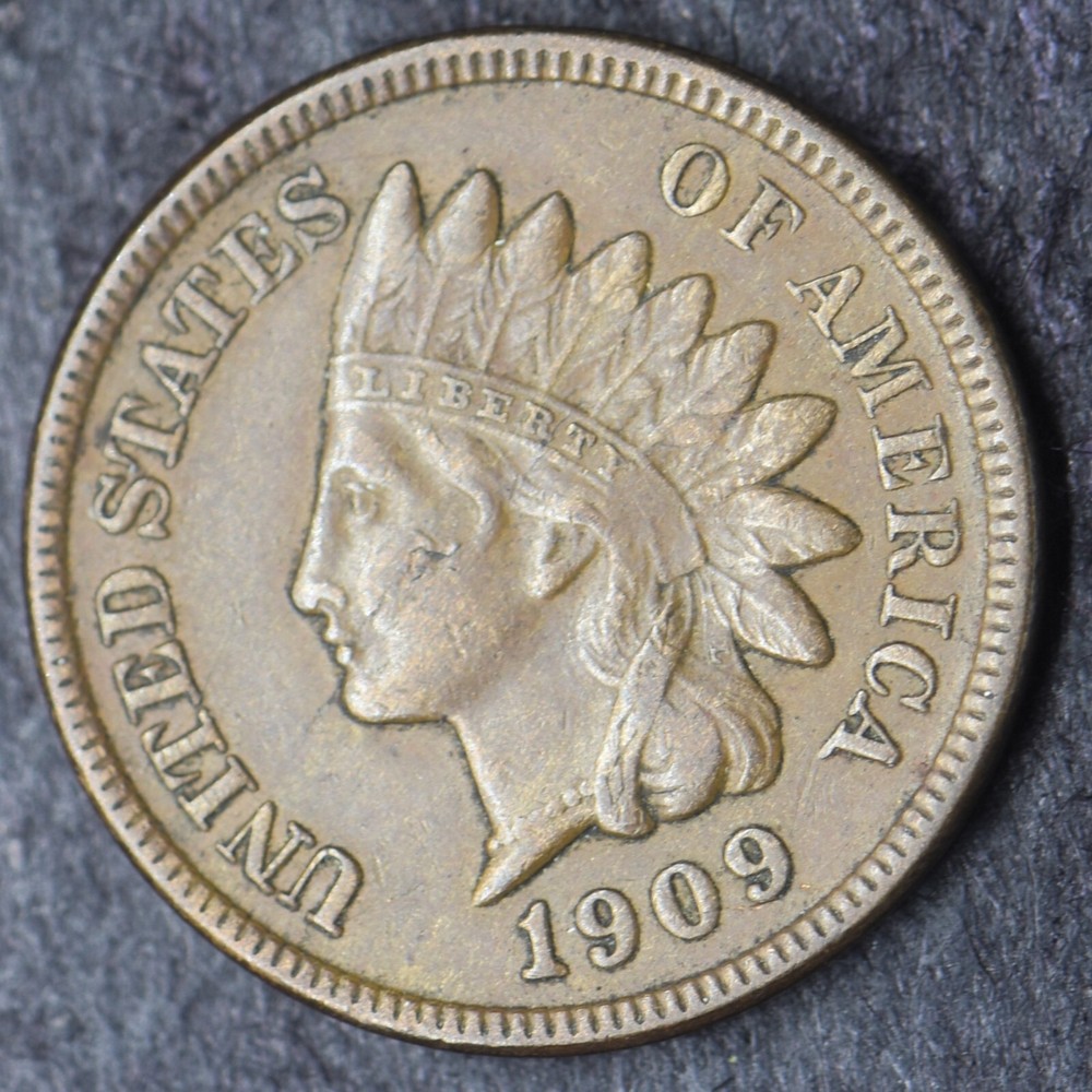 1909 Indian Head Cent 1C- COINGIANTS -