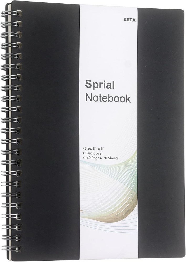 Sprial Notebook Kraft Soft Cover Colle Ruled Notebooks, Wirebound