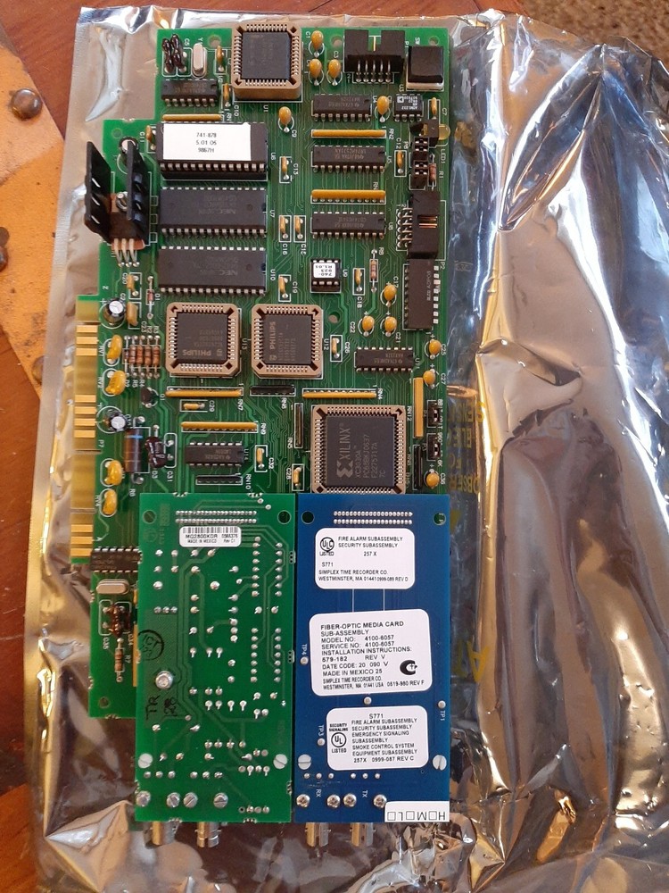 Simplex 4100-6014 with 2 X 4100-6057 Network Media Card quantity