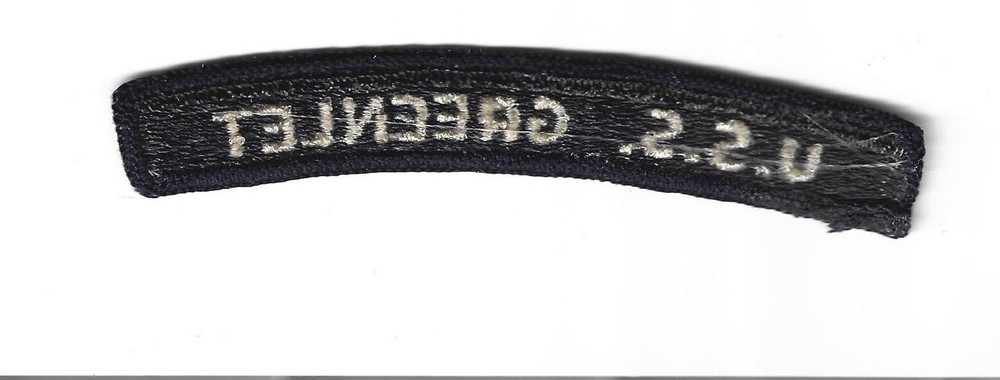 Vintage Navy USS GREENLET Shoulder Patch