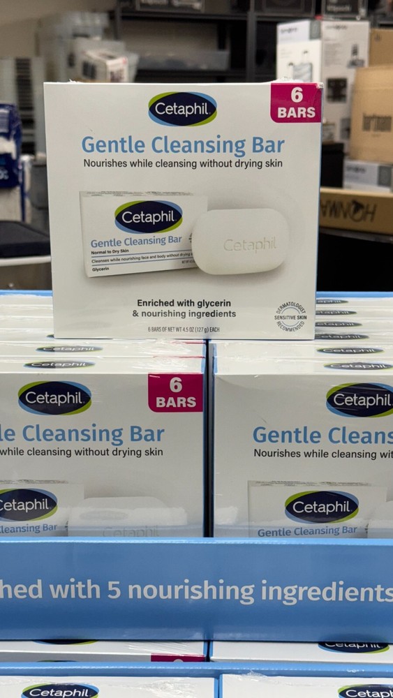 Cetaphil Gentle Cleansing Bar - 4.5oz (6 Pack)