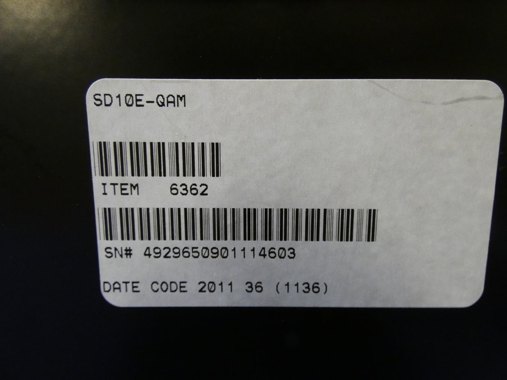 Blonder Tongue SD10E-QAM Multi-SD Encoder QAM (QAM Working)