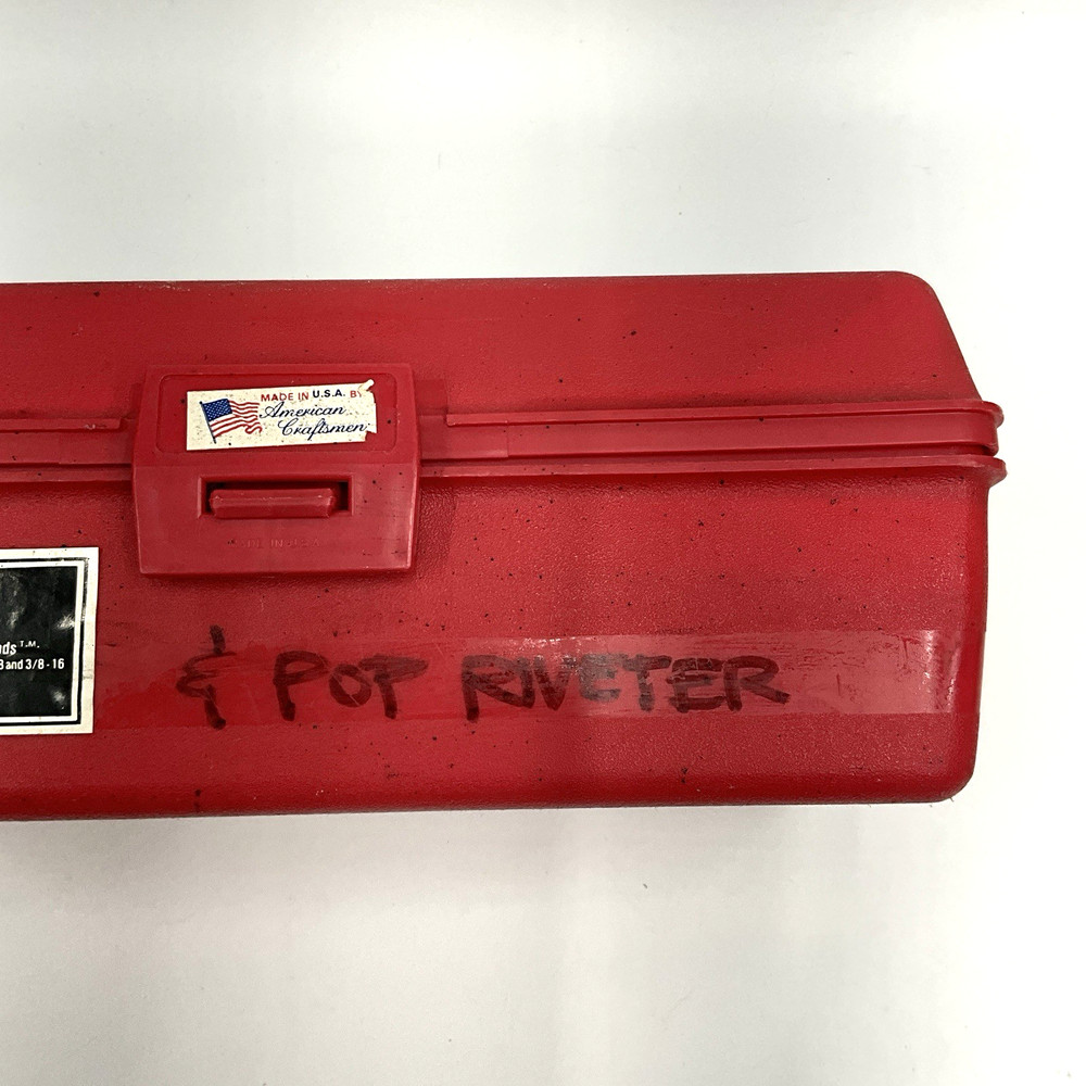 Creative Engineering The Nutter Rivet Nut Gun Tool Set w/ Extras & Case UNTESTED