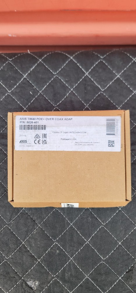 Axis T8640 POE + OVER COAX Network Adapter