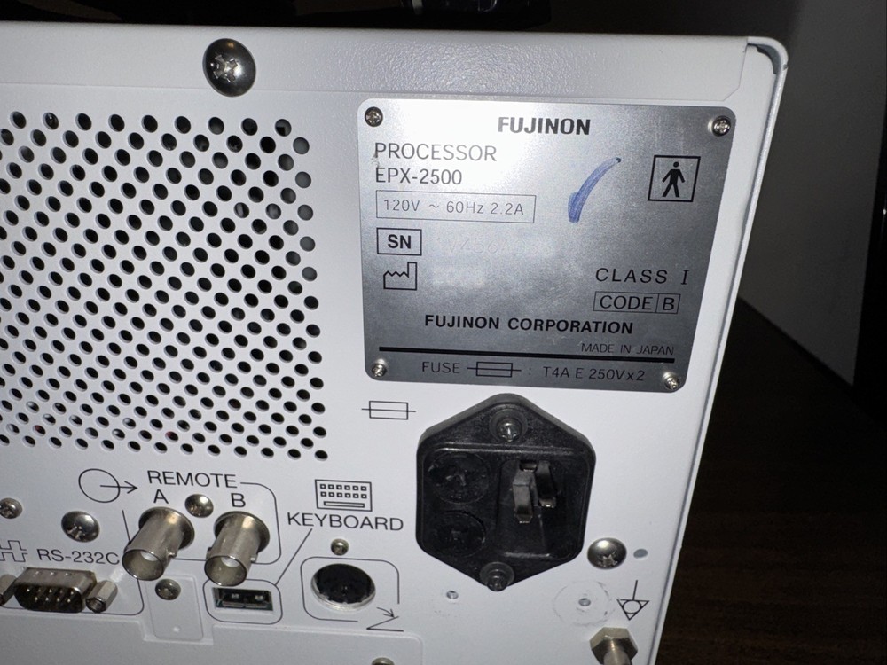 Fujinon EPX-2500 HD processor with keyboard & Manual Fujifilm Endoscopy