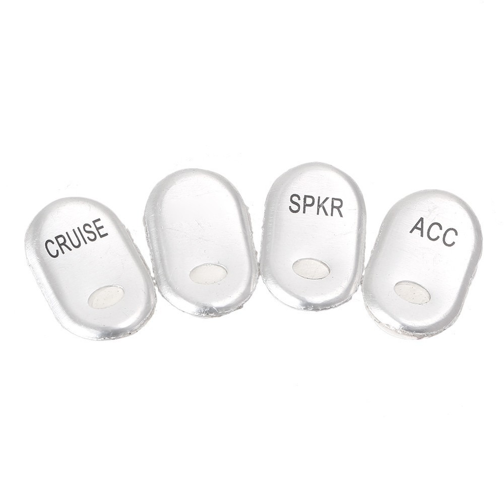 Motorcycle Stainless Rocker Panel Switch Button For Harley Touring FLHTCU FLHTK FLTR