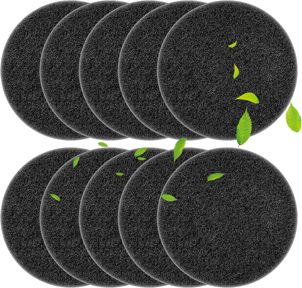 6.7 Inch Compost Bin Filter Replacement for Kitchen Compost Bin Countertop, 10-P