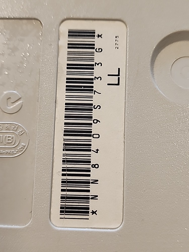 Vintage Apple Design Keyboard M2980 UnTested