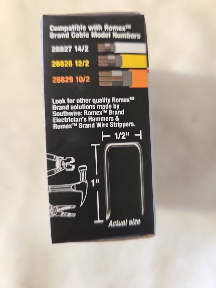 1/2 Inch Romex Metal Staples 13mm