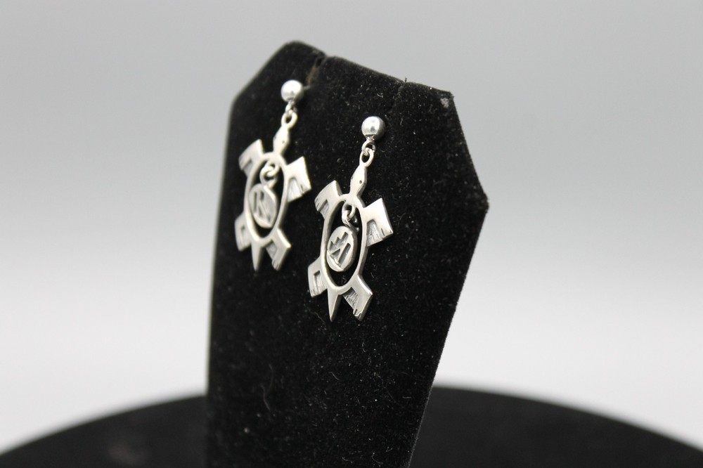 Sterling Silver Turtle Earrings