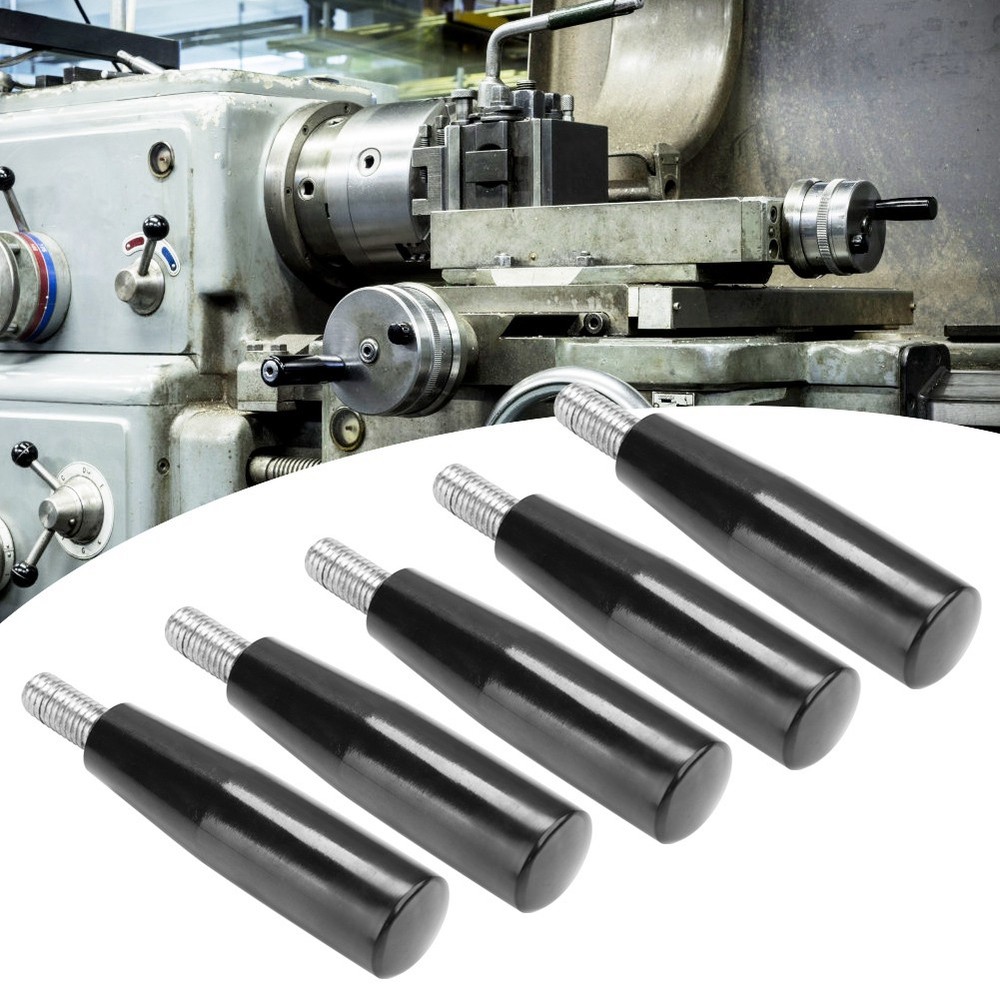5Pcs Thread Milling Machine Accessory Tool Revolving Bakelite Handle M8 * 63