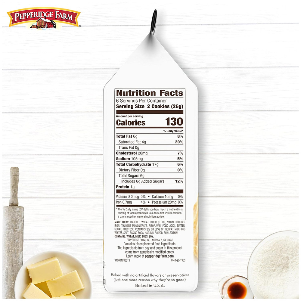 Dublin Shortbread Cookies, 5.5 Oz Bag
