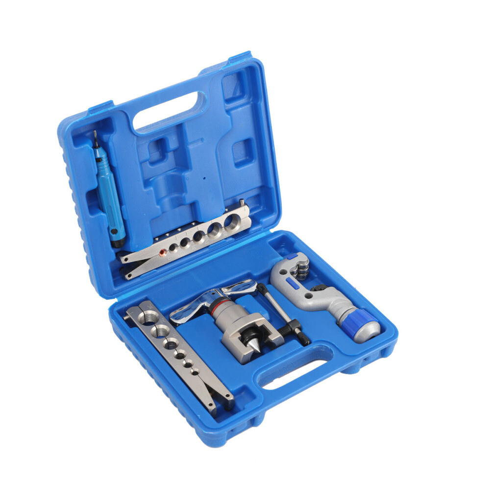 HVAC Pipe Cone Flaring Tool kit 6-19mm 45 Degree Angle Eccentric Cone Type Sets