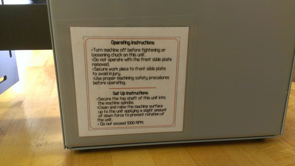 Horizontal Tapping Attachment