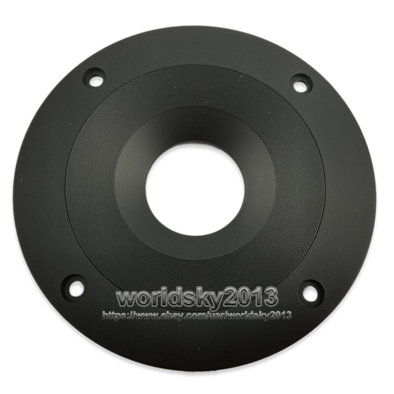 2pcs OD105mm 25-Core Tweeter Cover Panel Decorative Circle Speaker Fixed Plate