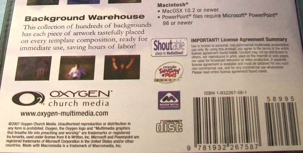 Oxygen: Multimedia Graphics - Volume 19 (CD-ROM, 2007) New Unopened!