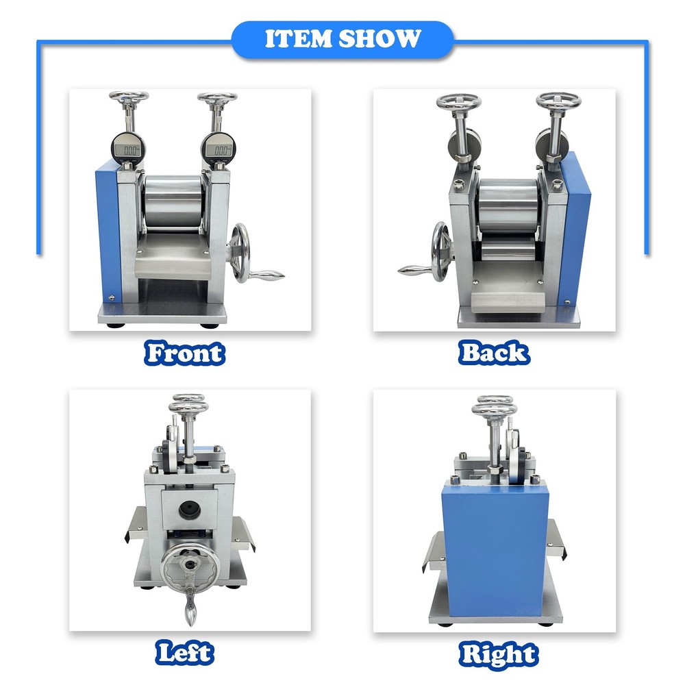 Manual Vertical Lab Electrode Sheet Calender Roller Press Machine 0~3MM