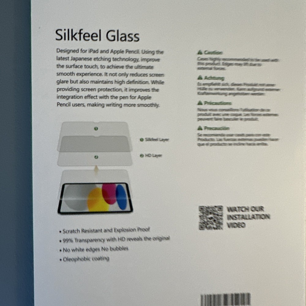 BIOTON EZ KIT SILKFEEL GLASS SCREEN PROTECTOR FOR iPAD 10 GEN