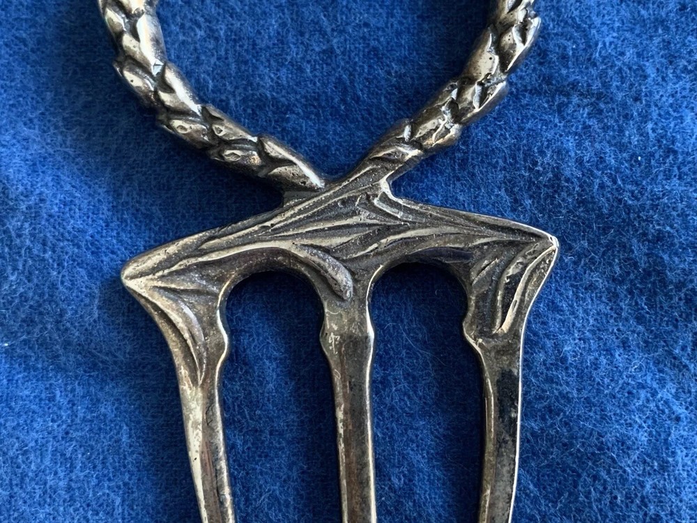 Colonial Australia Silver Plated Bread Fork John Wellby Transported Convict 1867
