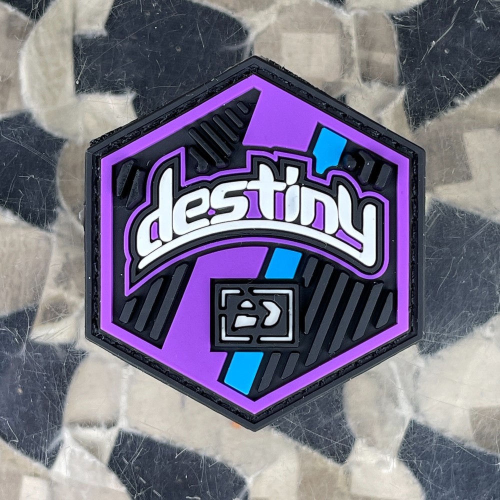NEW Push Rubberized Patch - Destiny Purple