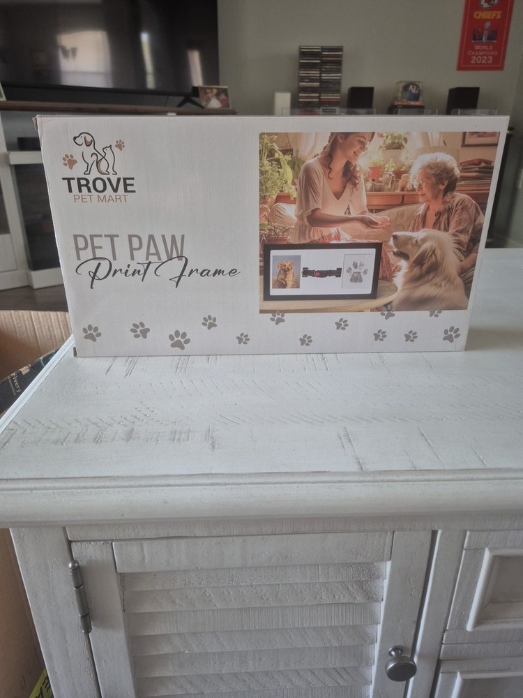 Pawprint Picture Frame Keepsake Kit