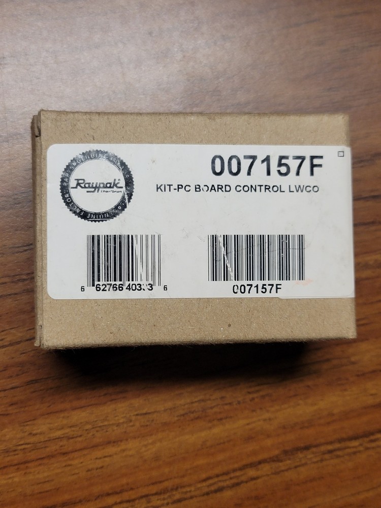 Raypak 007157F Low Water Cut Off PC Board