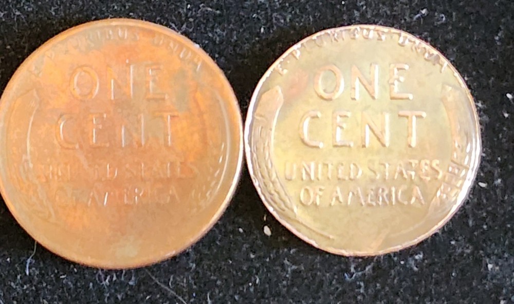 1949 D Planchet Error cent. 🧐🪙 #coin #error #cent