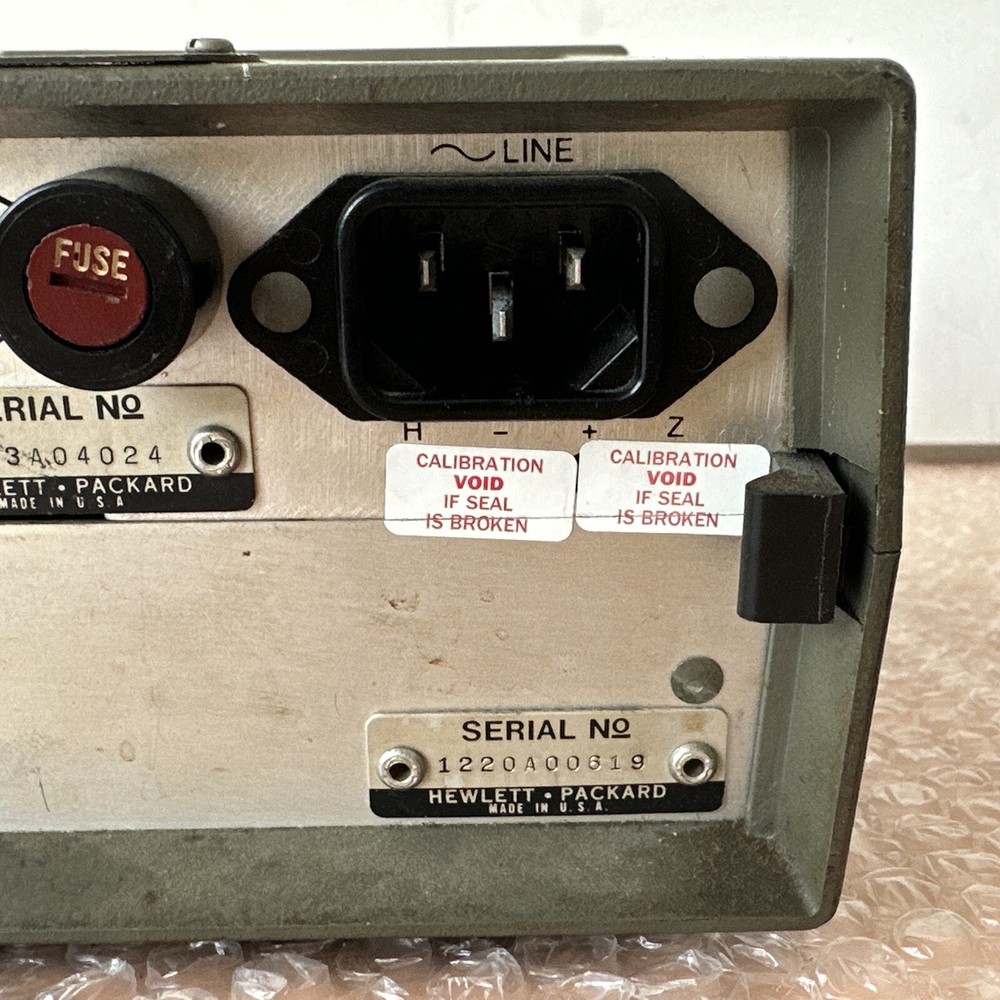 PREOWNED- Hewlett-Packard 34701A DC Voltmeter 500/1200V Max || FAST SHIPPED 🇺🇸