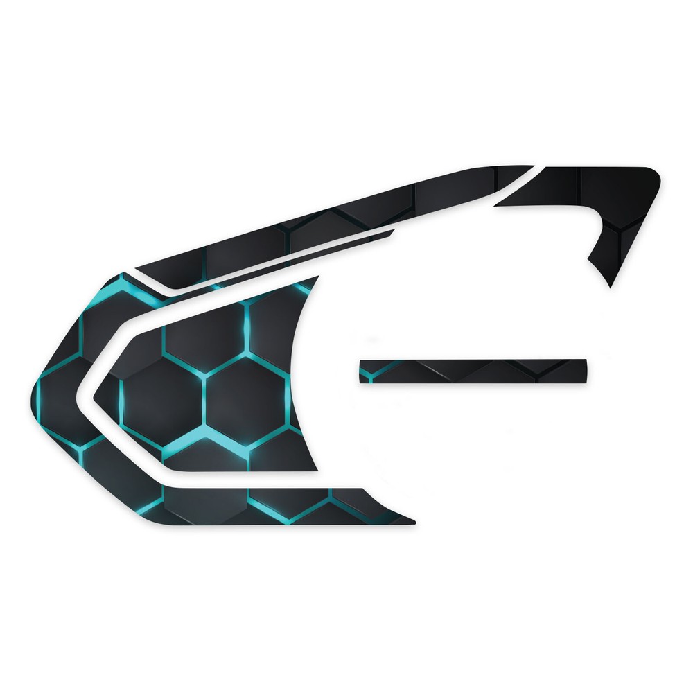 Hexagon Device Surface Sticker For SENA 50S Intercom x1