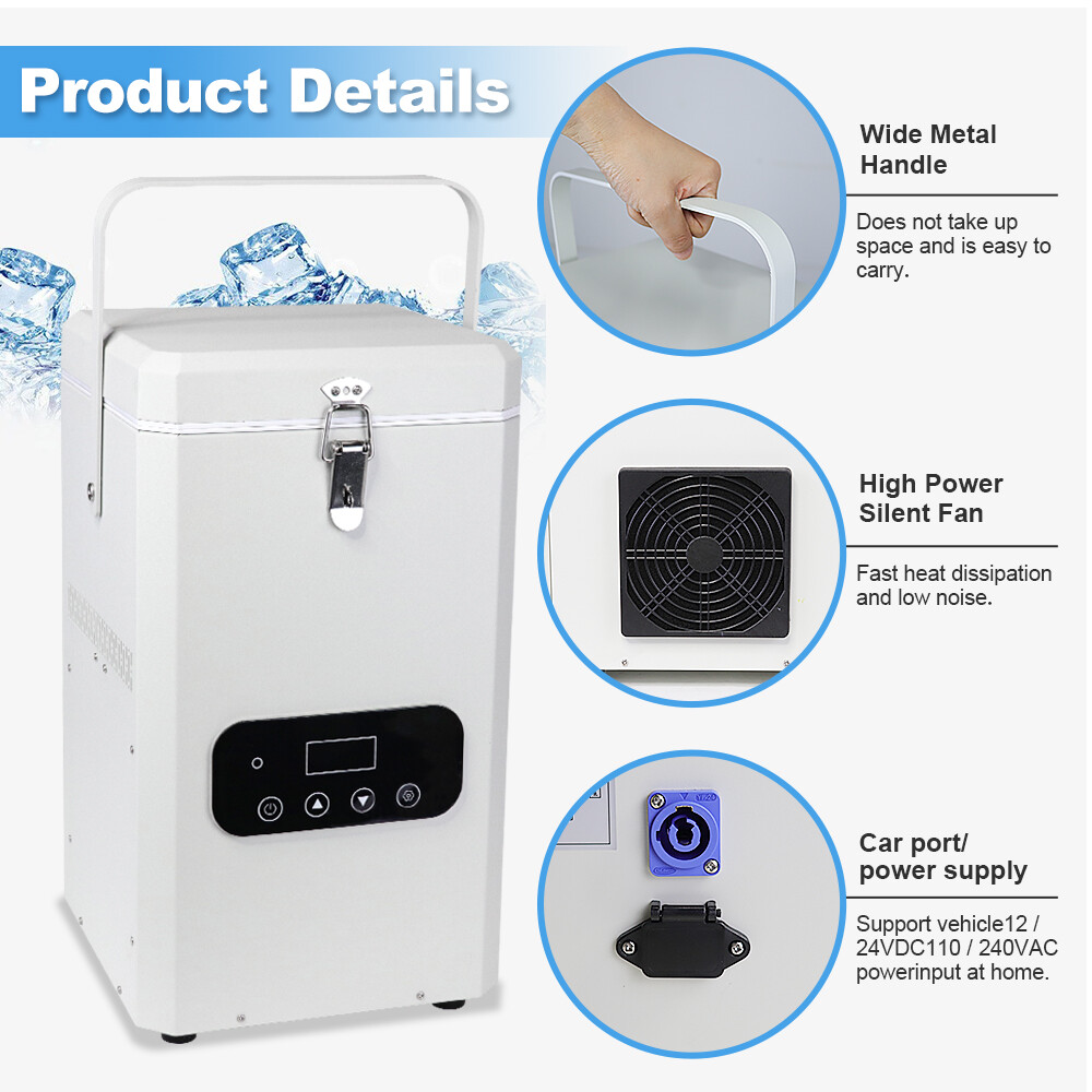 2L -120℃/-184℉ Ultra-Low Temperature Deep Lab Freezer for Samples Storage