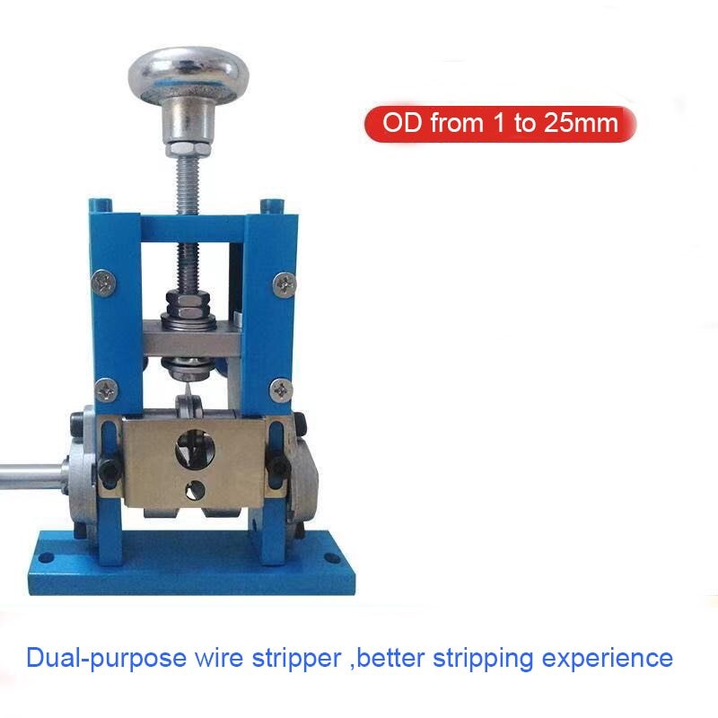 Manual Electric Drill Wire Stripping Machine Single/ Scrap Cable Peeling Machine