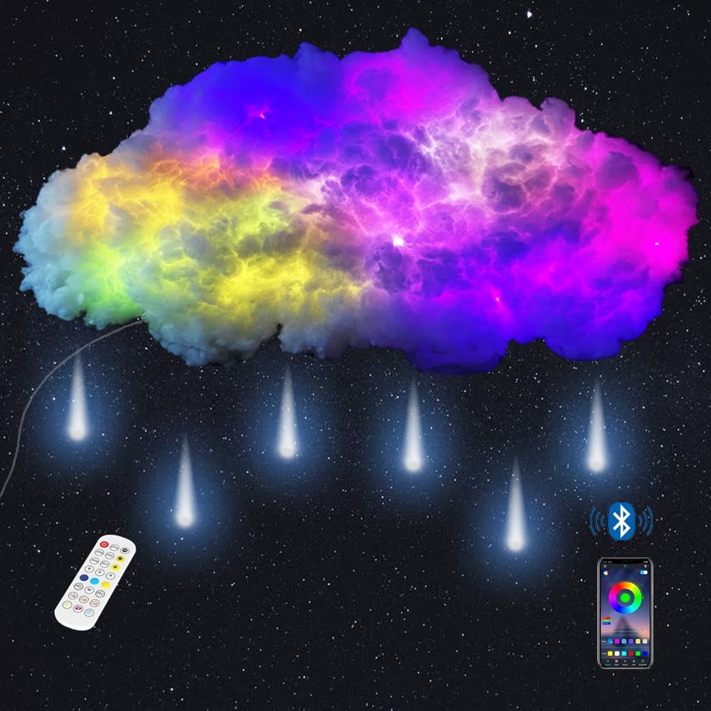Create Magical Storm Effects - 3.93Ft Cloud Rain Lightning Kit