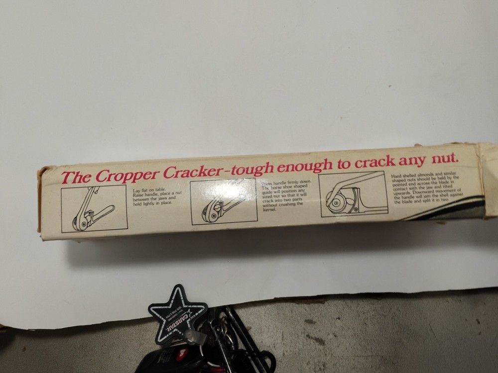 Vintage Cropper Cracker Nut Cracker Devices w/ Original Box