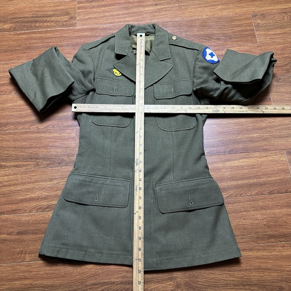 WWII U.S. Army 4th Service Jacket Goodall Co Technical Sergeant Flap Pocket
