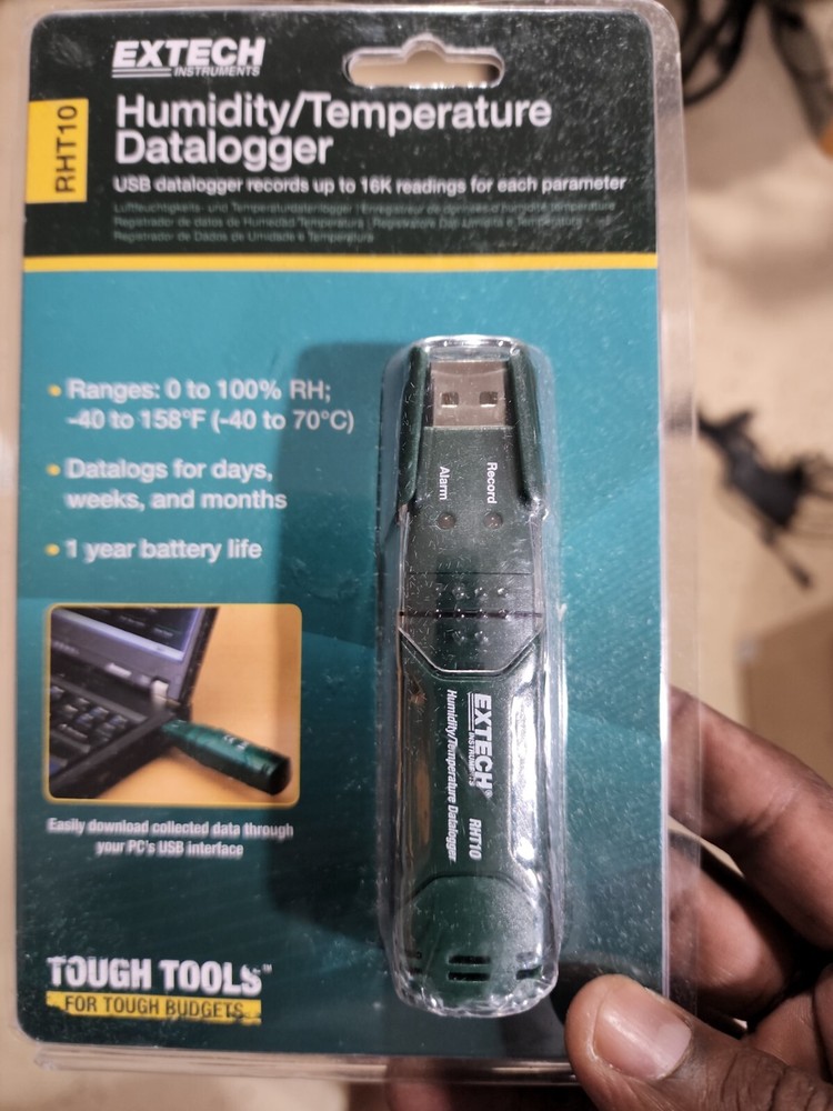 Extech RHT10 Humidity And Temperature USB Datalogger